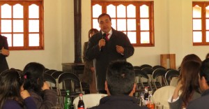 El Alcalde Mauricio Alarcón felicitó a la comunidad educativa por los avances obtenidos en el Simce y llamó a continuar realizando este tipo de jornadas.